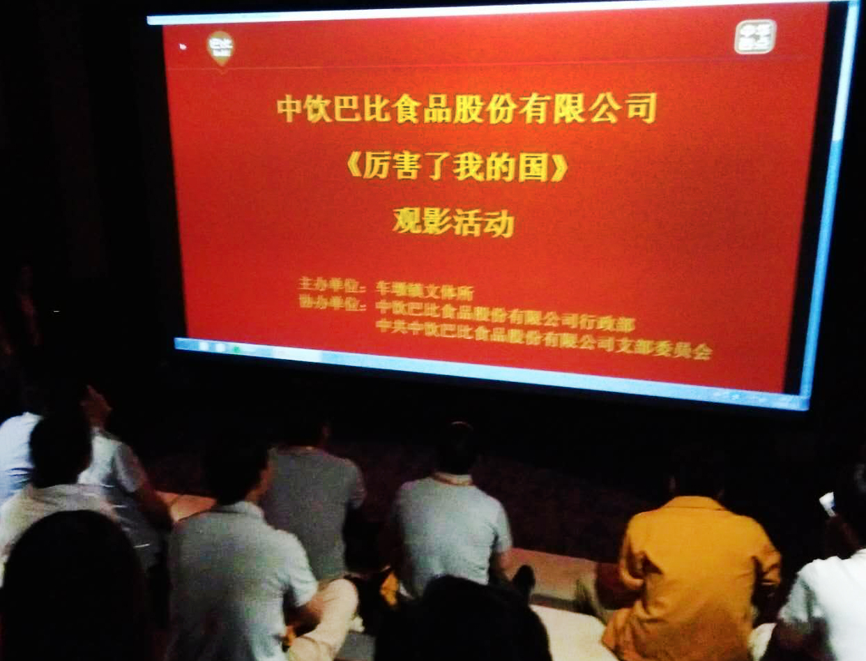 奮發(fā)新時(shí)代 致敬大中國---我司開展《厲害了，我的國》愛國教育觀影活動(dòng)